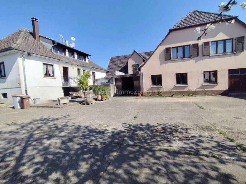 A vendre 2 maisons 15 pièces superficie de 576 m² à Pfaffenheim (68250) au sud de Colmar : idéal grande famille ou artisans